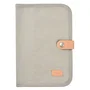 Beaba BEA1694050836799 Funda para libro de salud de lona gris perla
