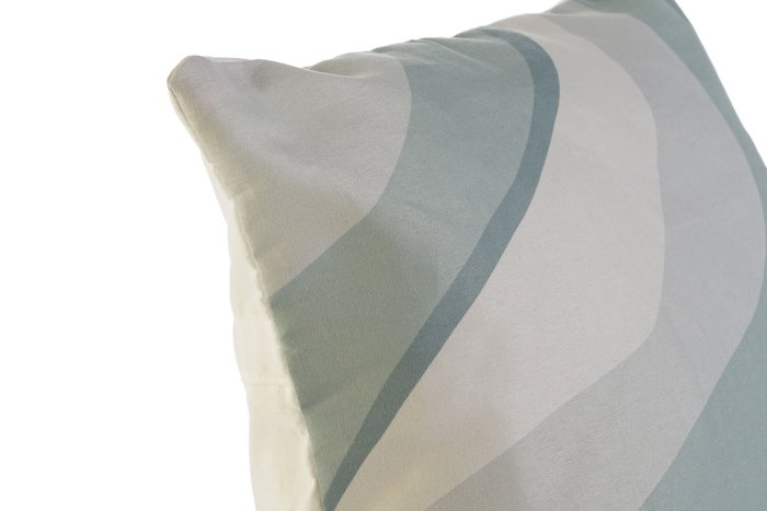 DKD Home Decor Cojín Multicolor Ondas Polyester Set de 2 45 x 45 x 5 cm