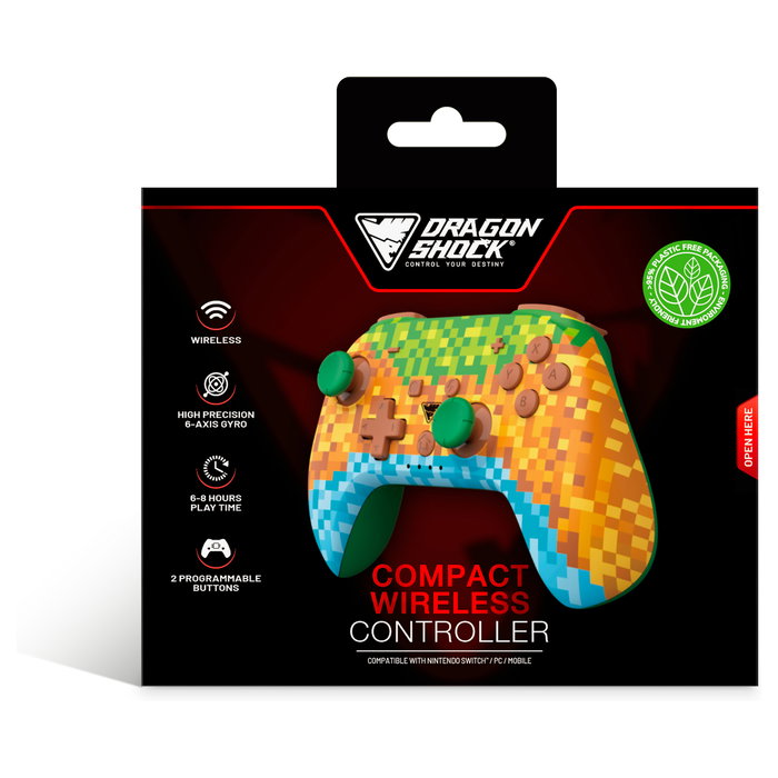 Dragonshock PopTop Compact Multicolor Bluetooth Gamepad Nintendo Switch