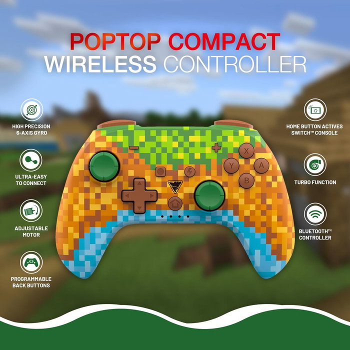 Dragonshock PopTop Compact Multicolor Bluetooth Gamepad Nintendo Switch