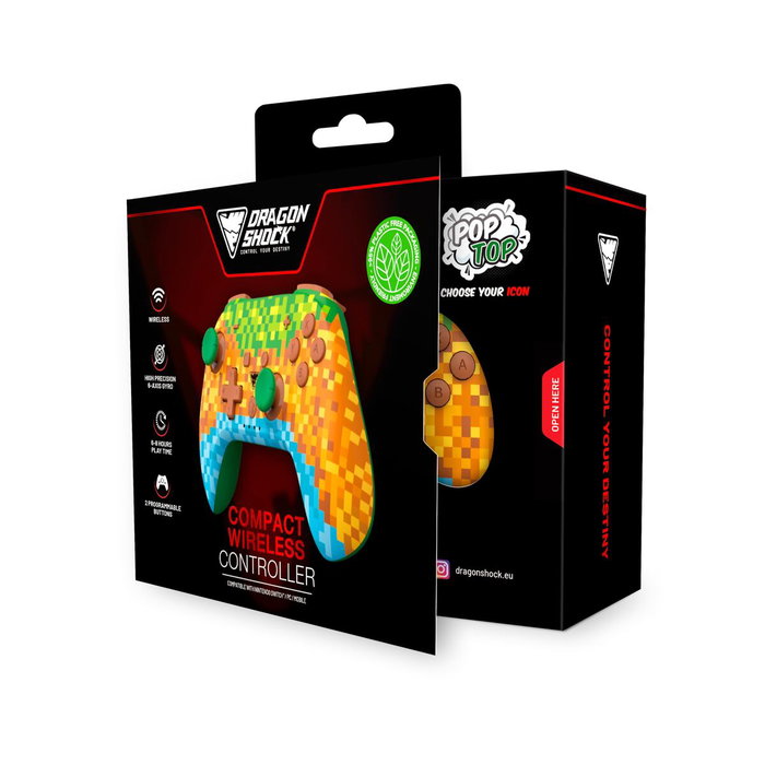 Dragonshock PopTop Compact Multicolor Bluetooth Gamepad Nintendo Switch