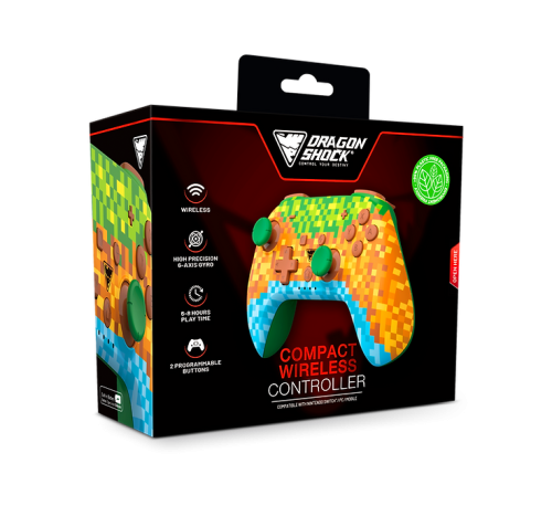 Dragon Shock PopTop Compact Gamepad Inalambrico Bluetooth para Nintendo Switch Multicolor Dragon Shock PopTop Compact Gamepad Inalambrico Bluetooth para Nintendo Switch Multicolor