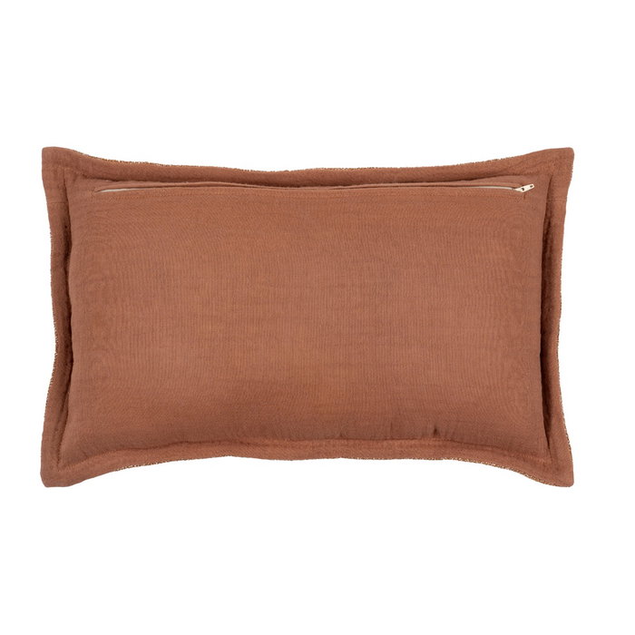 Cojín Tierra Viscosa / Poliéster 50 X 30 cm (Set de 2)