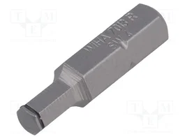 WIHA Punta de destornillador hexagonal HEX 4mm de 25mm