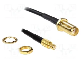 DeLOCK 88578 Cable coaxial SMA Buchse zum Einbau a MCX Stecker 200 mm