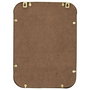 Home Deco Factory Espejo Rectangular Dorado 34x25 cm