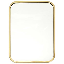Home Deco Factory Espejo Rectangular Dorado 34x25 cm