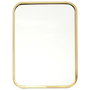Home Deco Factory Espejo Rectangular Dorado 34x25 cm
