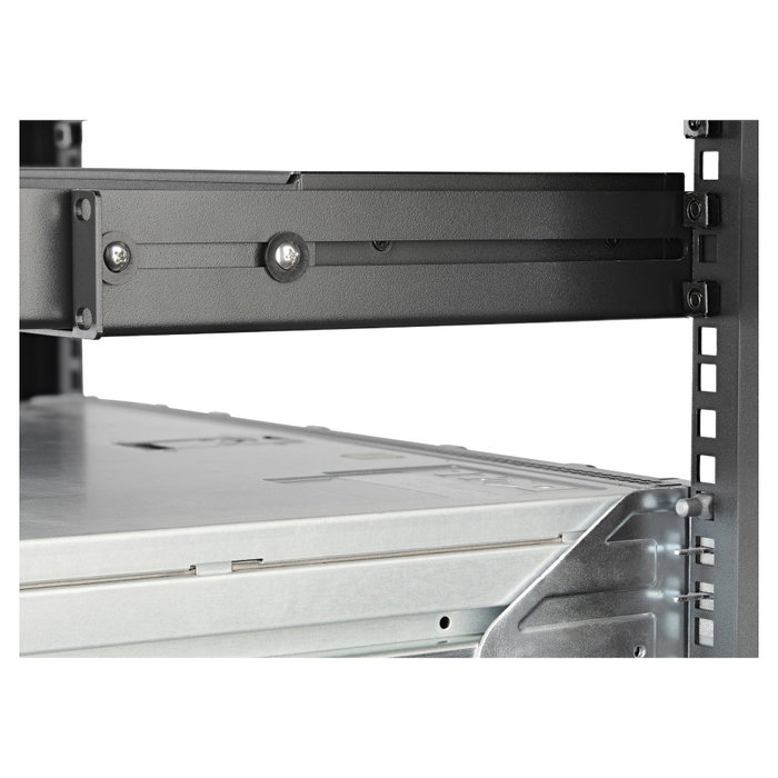 StarTech.com Carriles para Rack de Servidores 1U con Profundidad Ajustable, 2 Unidades, Negro, 60,9 a 91,4 cm