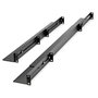 StarTech.com Carriles para Rack de Servidores 1U con Profundidad Ajustable, 2 Unidades, Negro, 60,9 a 91,4 cm