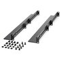 StarTech.com Carriles para Rack de Servidores 1U con Profundidad Ajustable, 2 Unidades, Negro, 60,9 a 91,4 cm