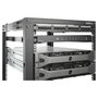 StarTech.com Carriles para Rack de Servidores 1U con Profundidad Ajustable, 2 Unidades, Negro, 60,9 a 91,4 cm