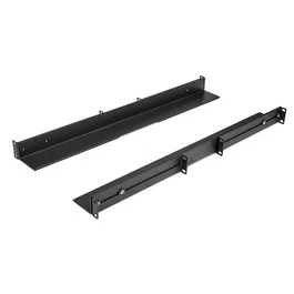 StarTech Rieles para Rack 1U Ajustables 4 Post, Negro