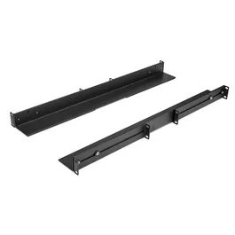 StarTech.com UNIRAILS1UB Rieles de Rack Universales 1U Ajustables (60-91cm) para Rack 19", Cumple EIA/ECA-310, Soporta hasta 90kg - Kit de Carriles de Servidor con Tornillos