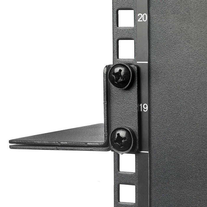 StarTech.com UNIRAILS1UB Rieles de Rack Universales 1U Ajustables (60-91cm) para Rack 19", Cumple EIA/ECA-310, Soporta hasta 90kg - Kit de Carriles de Servidor con Tornillos