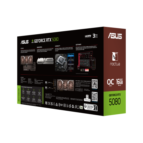 ASUS RTX 5080 Noctua OC Edition 16 GB GDDR7 ASUS RTX 5080 Noctua OC Edition 16 GB GDDR7