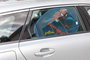 Marvel Hombre Araña Cortinas Laterales Trapecio para Coche 65x38 cm 2 Piezas CZ10251 Protección UV Con Ventosa