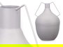 Giftdecor Jarron Acero Botella Gris Pastel 24x40x24 cm (Set de 4)