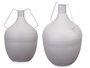 Giftdecor Jarron Acero Botella Gris Pastel 24x40x24 cm (Set de 4)