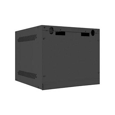Lanberg Armario Rack Mural 10 Pulgadas 4U Negro con Puerta de Cristal Lanberg Armario Rack Mural 10 Pulgadas 4U Negro con Puerta de Cristal