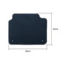 OCC Design Alfombra a Medida BMW E46 Cabrio (2000-2007) 5 PZ