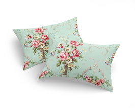 L'essentiel linge de maison Juego de Fundas de Almohada Menta 50x70cm - Suave Algodón y Poliéster (2 Piezas)