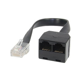 S-Impuls Cable Western 8/8 a 2x Western 8/8 0,1m