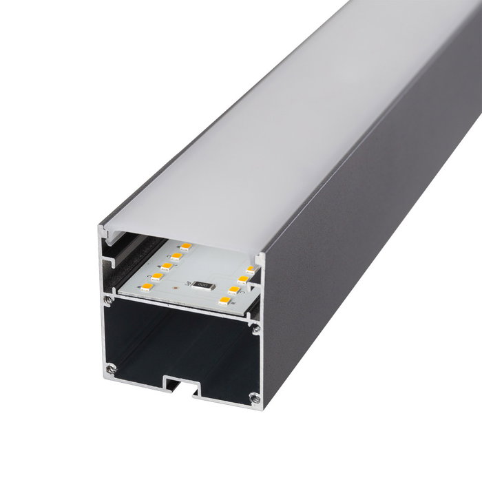 Regleta LED Enlazable 38W 3800Lm 150cm CCT 3000-6500K Negro