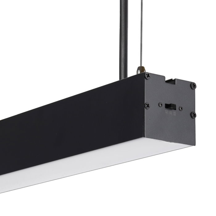 Regleta LED Enlazable 38W 3800Lm 150cm CCT 3000-6500K Negro