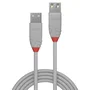 Lindy Cable de Extensión USB 2.0 Tipo A de 2m, Gris