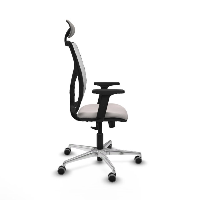 PIQUERAS Y CRESPO Silla de oficina Motilla Blanca con Mecanismo Sincro PIQUERAS Y CRESPO Silla de oficina Motilla Blanca con Mecanismo Sincro