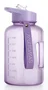Muitomas WBOTTLE1200VL Botella de Agua Deportiva 1200 ml Plástico, Violeta, A Prueba de Fugas, con Diseño Ergonómico y Frases Motivadoras