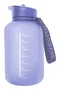 Muitomas WBOTTLE1200VL Botella de Agua Deportiva 1200 ml Plástico, Violeta, A Prueba de Fugas, con Diseño Ergonómico y Frases Motivadoras