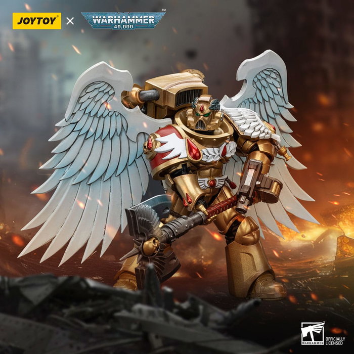 Warhammer 40,000 Figura 1/18 Blood Angels Sanguinary Guard with Encarmine Axe 12 cm