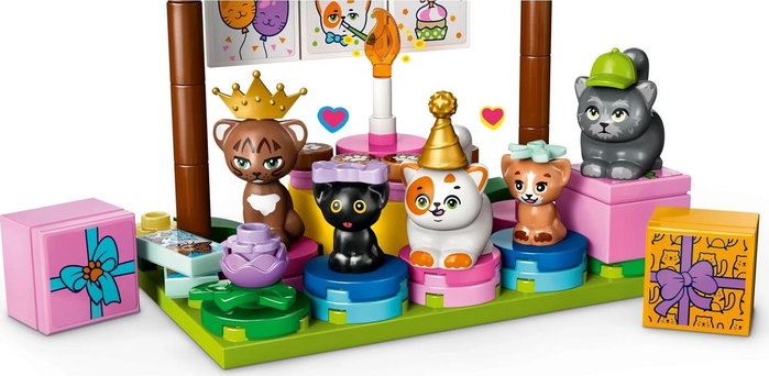 LEGO Friends Fiesta de cumpleaños y casa árbol felina 42666