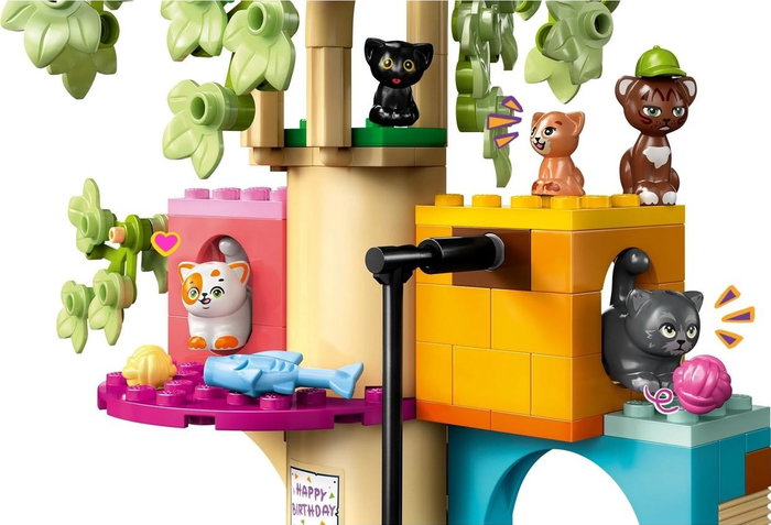 LEGO Friends Fiesta de cumpleaños y casa árbol felina 42666