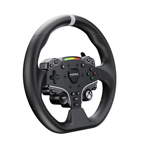 MOZA RACING RS053 Volante + Pedales para PC, Xbox One, Xbox Series S, Xbox Series X - Negro