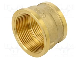 GEBO Conector de reducción hembra-hembra de latón CW617N