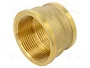 GEBO Conector de reducción hembra-hembra de latón CW617N