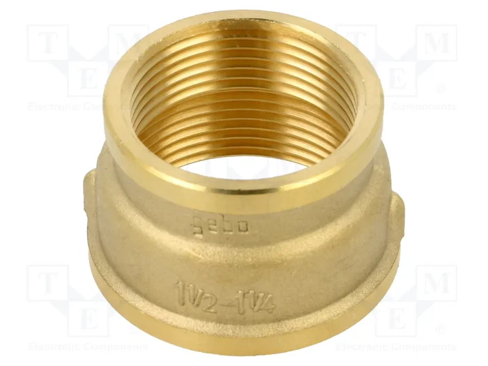 GEBO Conector de reducción hembra-hembra de latón CW617N