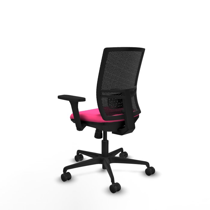 PIQUERAS Y CRESPO Silla de oficina Yunquera Rosa con mecanismo Sincro PIQUERAS Y CRESPO Silla de oficina Yunquera Rosa con mecanismo Sincro