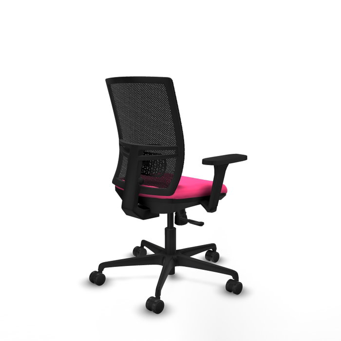 PIQUERAS Y CRESPO Silla de oficina Yunquera Rosa con mecanismo Sincro PIQUERAS Y CRESPO Silla de oficina Yunquera Rosa con mecanismo Sincro
