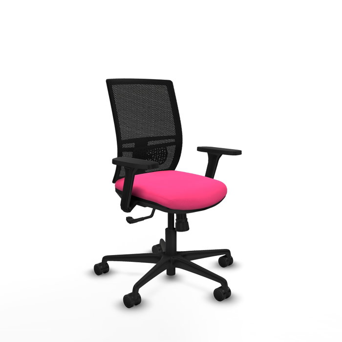PIQUERAS Y CRESPO Silla de oficina Yunquera Rosa con mecanismo Sincro PIQUERAS Y CRESPO Silla de oficina Yunquera Rosa con mecanismo Sincro
