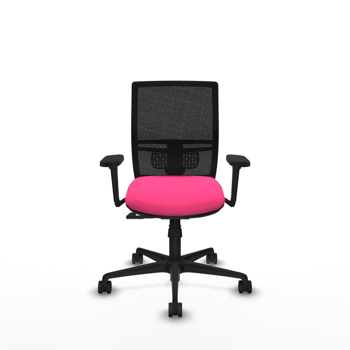 PIQUERAS Y CRESPO Silla de oficina Yunquera Rosa con mecanismo Sincro PIQUERAS Y CRESPO Silla de oficina Yunquera Rosa con mecanismo Sincro