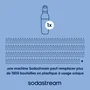SodaStream Fizz&Go Easy-Mix Botella Isotérmica de 0.71L, para máquinas de agua con gas, mantiene bebidas frías 6h, Azul