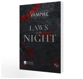Vampire: The Masquerade 5th Edition RPG libro Laws of the Night Standard *Edición Inglés*