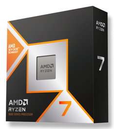 AMD Procesador Ryzen 7 9800X3D 4,7 GHz 104 MB L2 & L3 Caja Socket AM5 DDR5 para Escritorio
