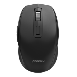 Phoenix technologies Ratón Inalámbrico M120 Hasta 1600 DPI, Clics Silenciosos, Ergonómico para Trabajo y Hogar
