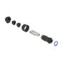 DeLOCK 67049 Conector de montaje de campo RJ45 Cat.6A con acoplador de paso IP68