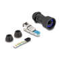 DeLOCK 67049 Conector de montaje de campo RJ45 Cat.6A con acoplador de paso IP68